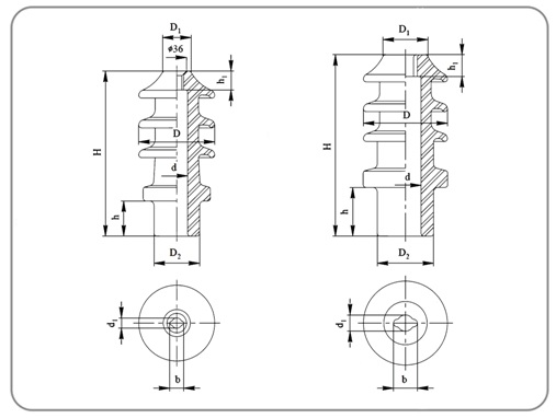 Изоляторы ИПТ10 кВ для трансформаторных вводов